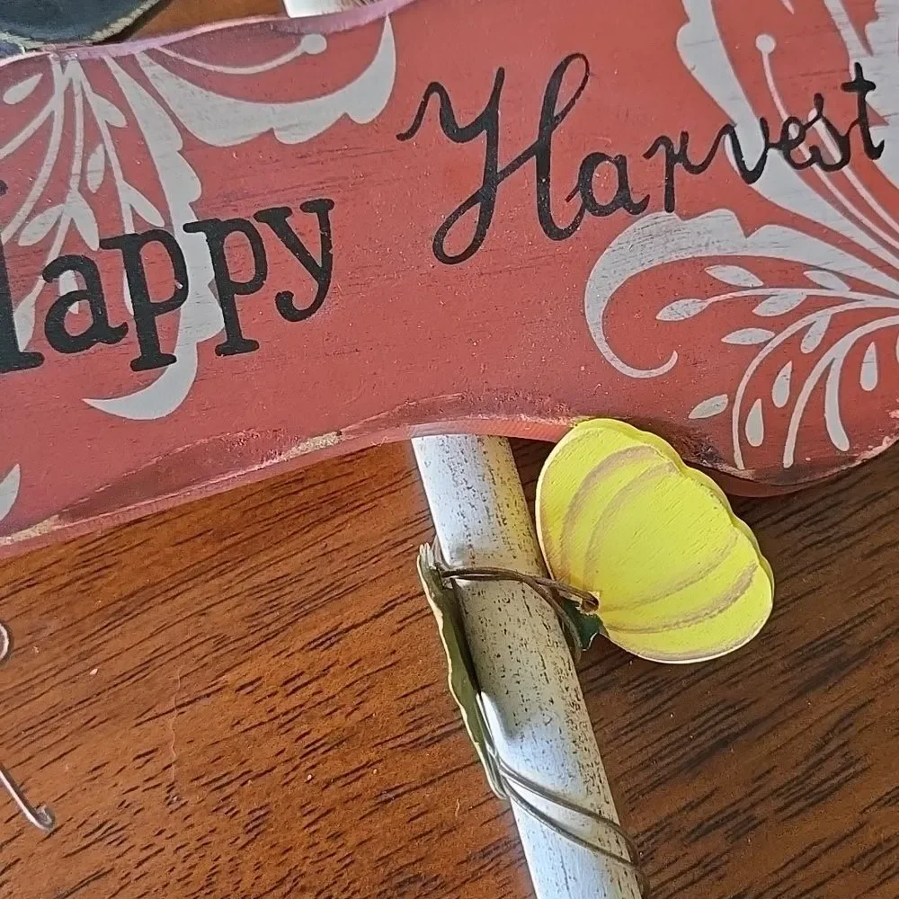 Happy Harvest Wall Art Bird Orange cream Yellow Accents Home Hobby Lobby House
